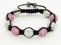 Shamballa pink crystal